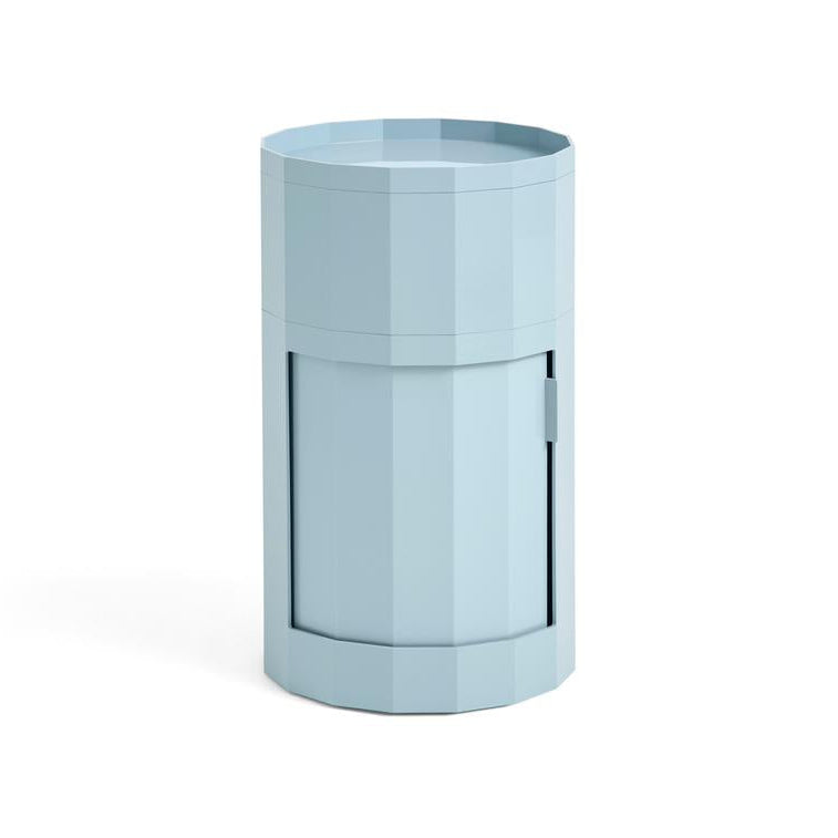 Facet Cabinet 101 incl. feet and castors - Misty Blue