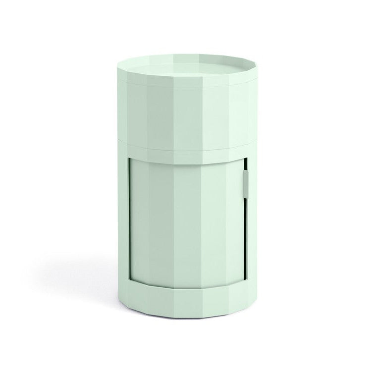 Cabinet Facet 101 cu picioare si roti - Spinach Green