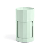Cabinet Facet 101 cu picioare si roti - Spinach Green