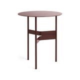 Shim Coffee Table-Ø45 x H51 - Bordeaux