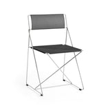 Scaun X-Line baza Chromed, Indoor - Sezut si sparat Black powder coated