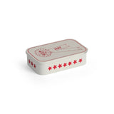 HAY Dogs Treat Tin - Small - Red and white
