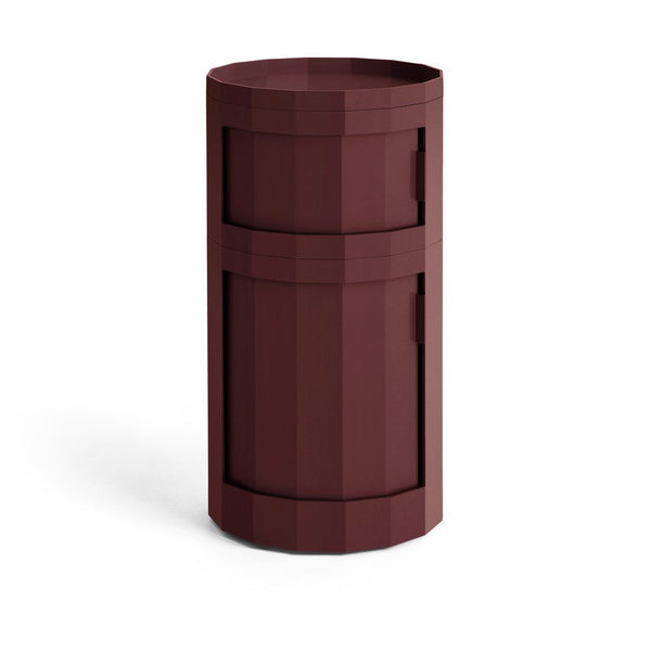 Facet Cabinet 110 incl. feet and castors - Burgundy