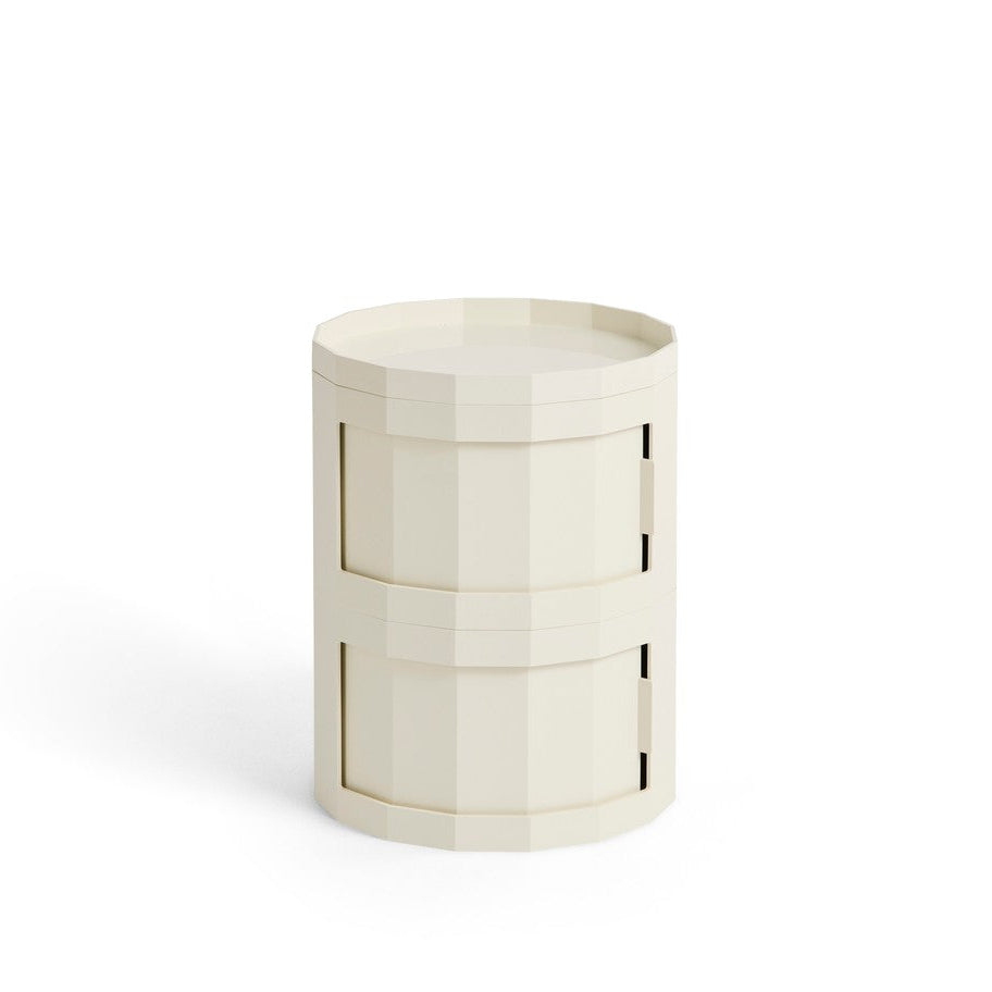 Cabinet Facet 20 cu picioare si roti - Eggshell