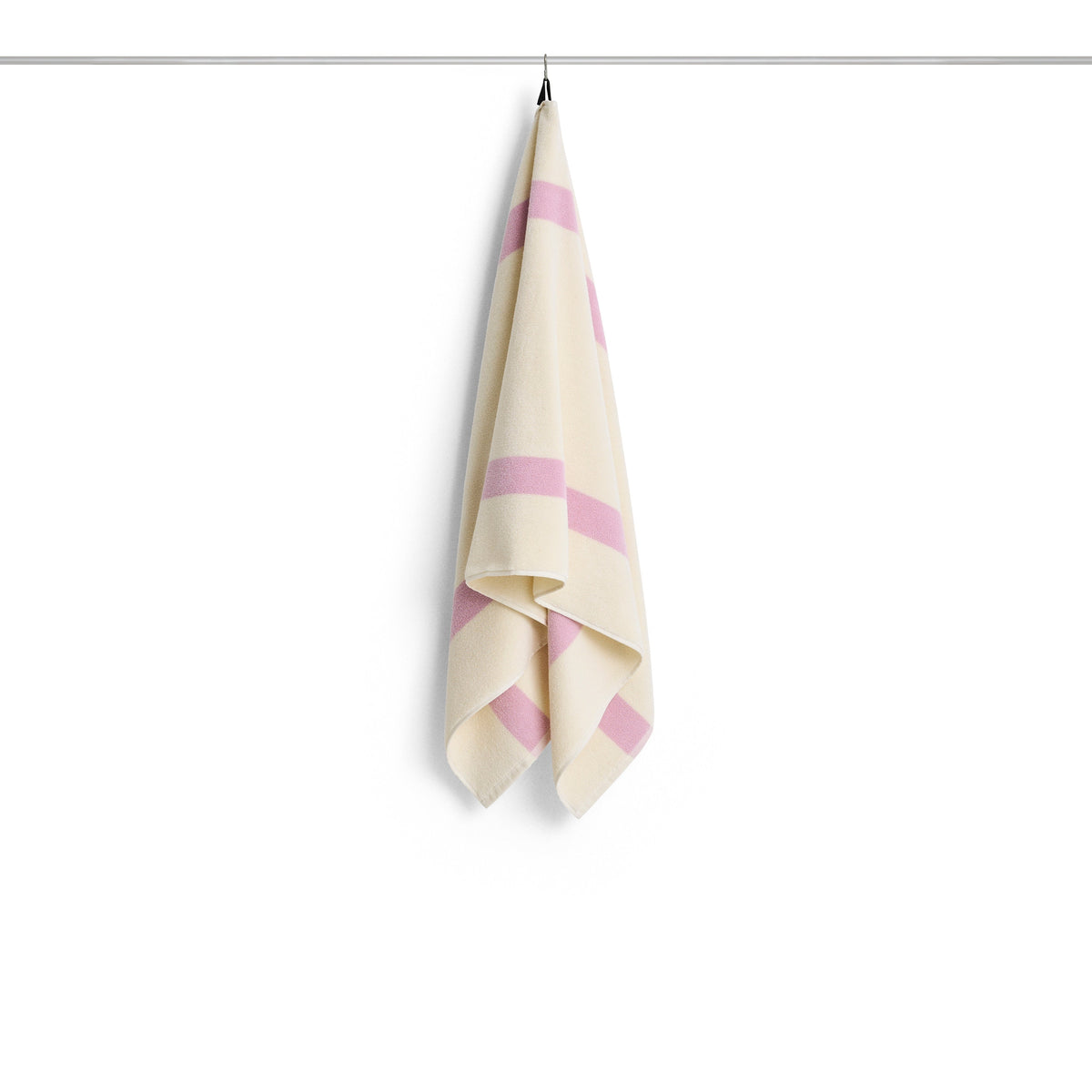 Stripe Bath Towel - Cool pink