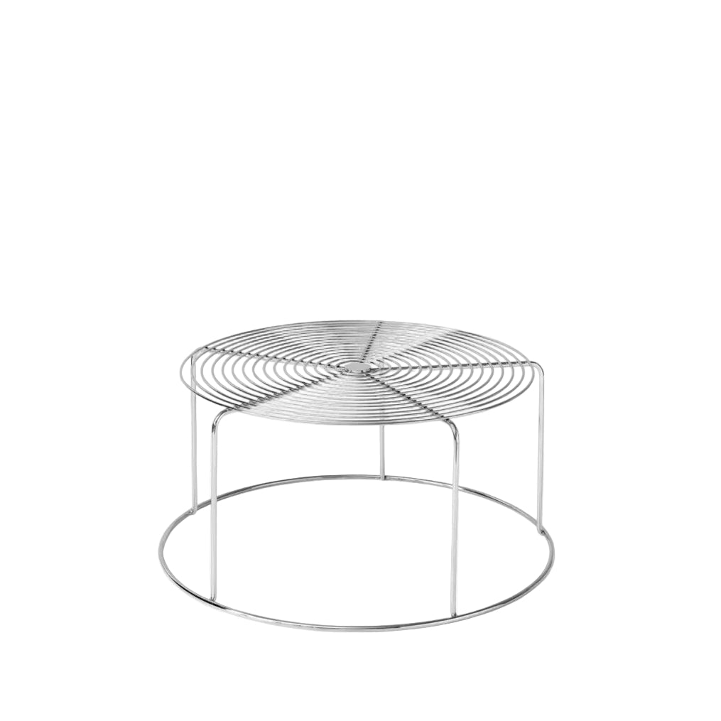 Wire Coffee Table VP17 - Mirror Polished Steel