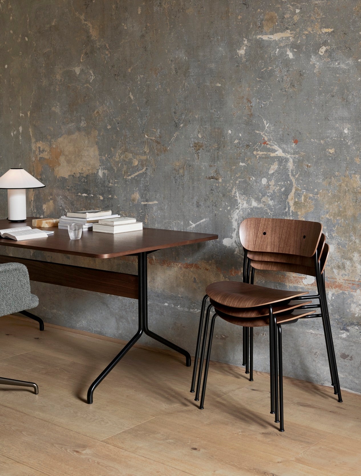 Scaun Pavilion AV1 - Lacquered Walnut