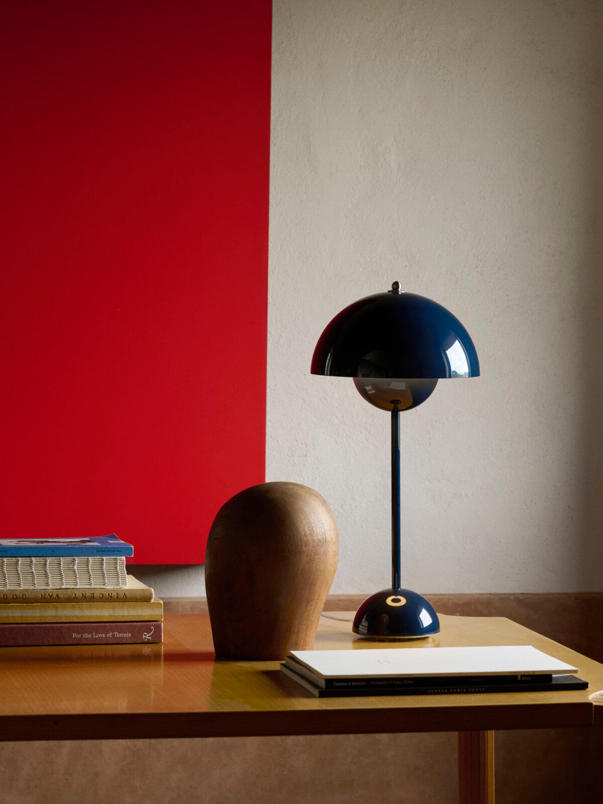 Flowerpot table lamp VP3 - Steel Blue