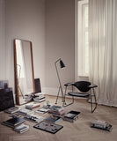 Adnet Wall Mirror Rectangular - Tan Leather