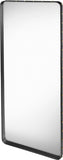 Adnet Wall Mirror Rectangular - Black Leather