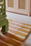 Alice Crawley Bamboo Forrest  Wool Rug - Rose