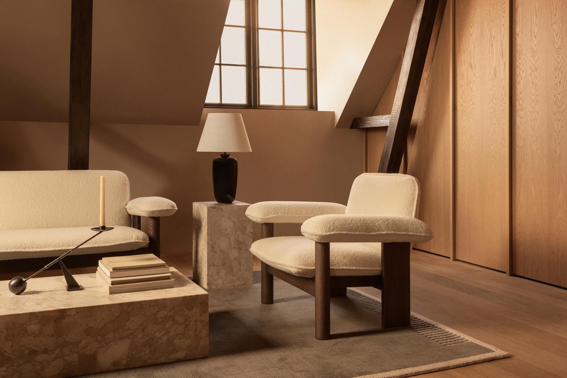 Fotoliu Brasilia - Dark Stained Oak - Spatar jos