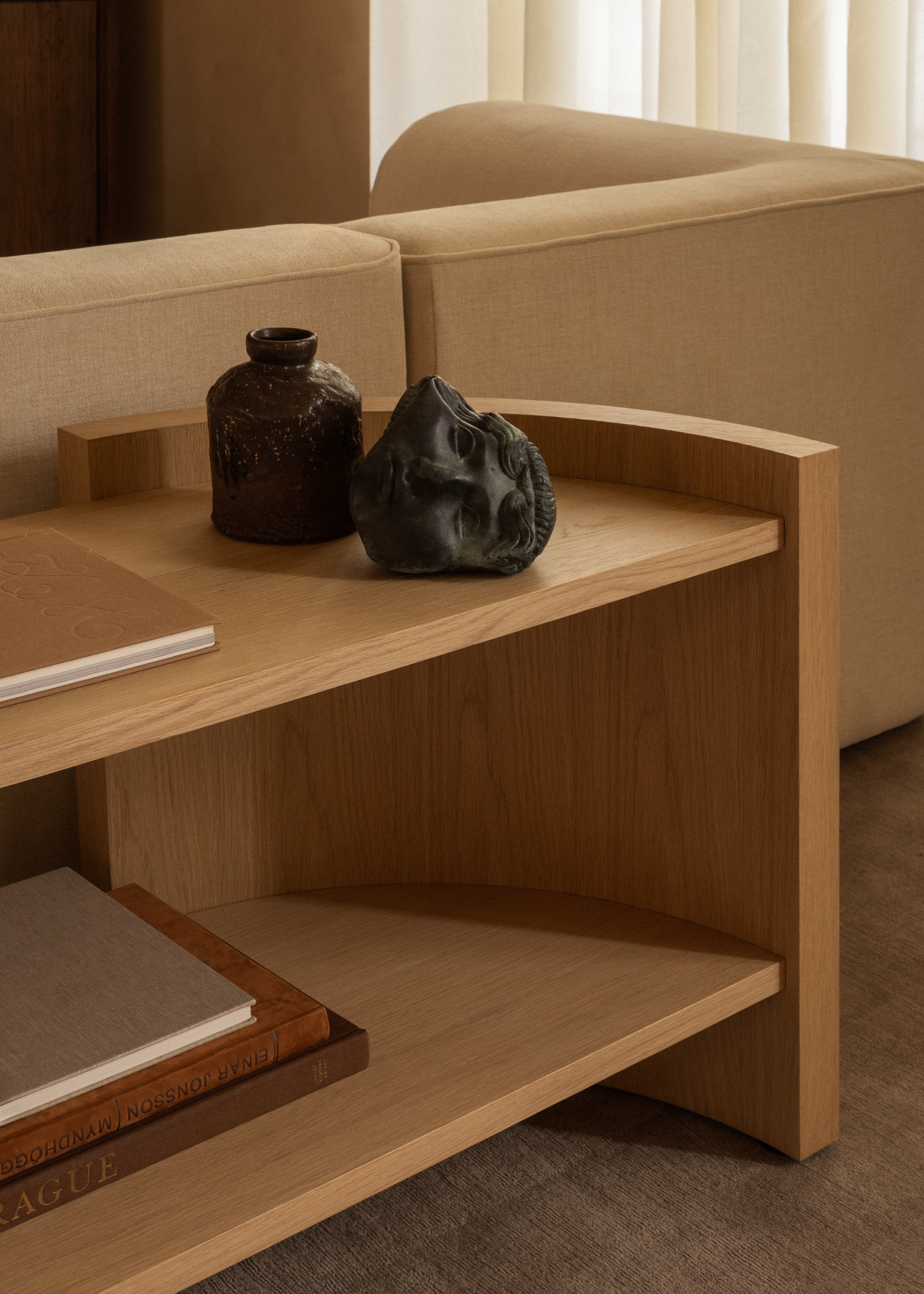 Crescent Shelving H60 cm