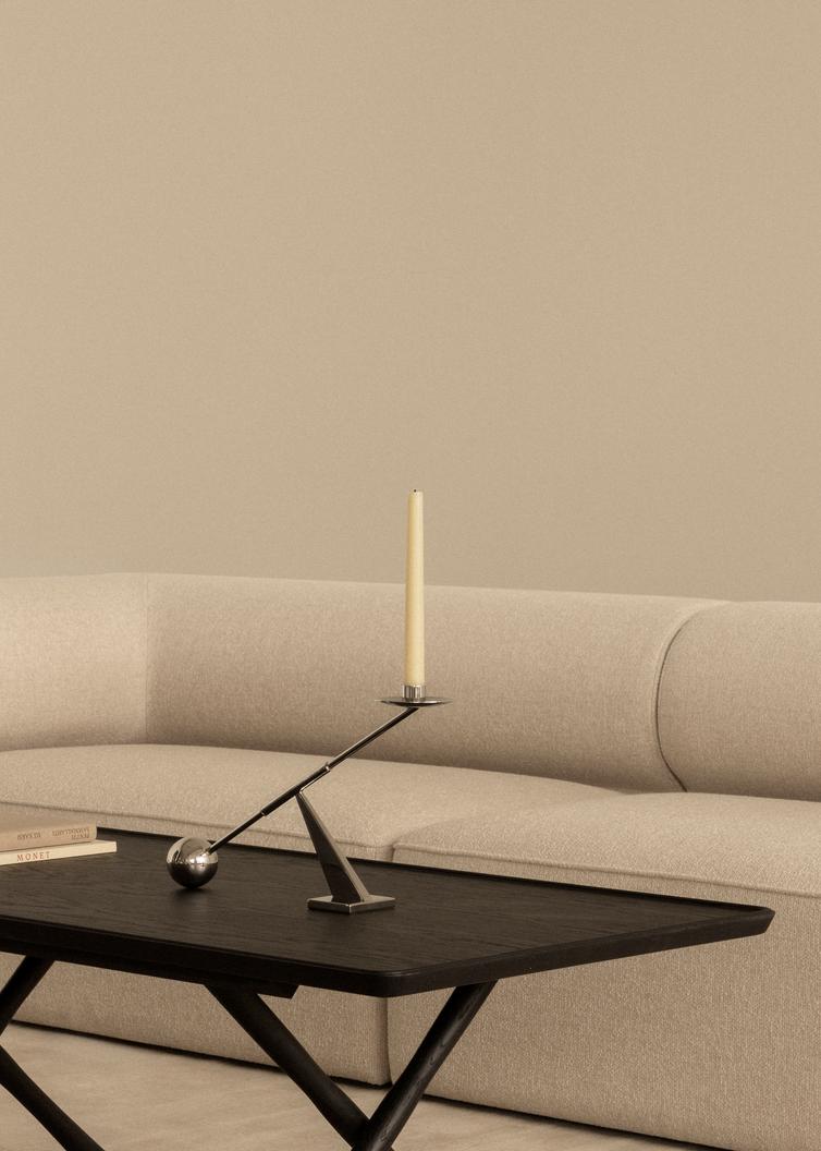 Suport de lumânare Interconnect Mic - Argintiu