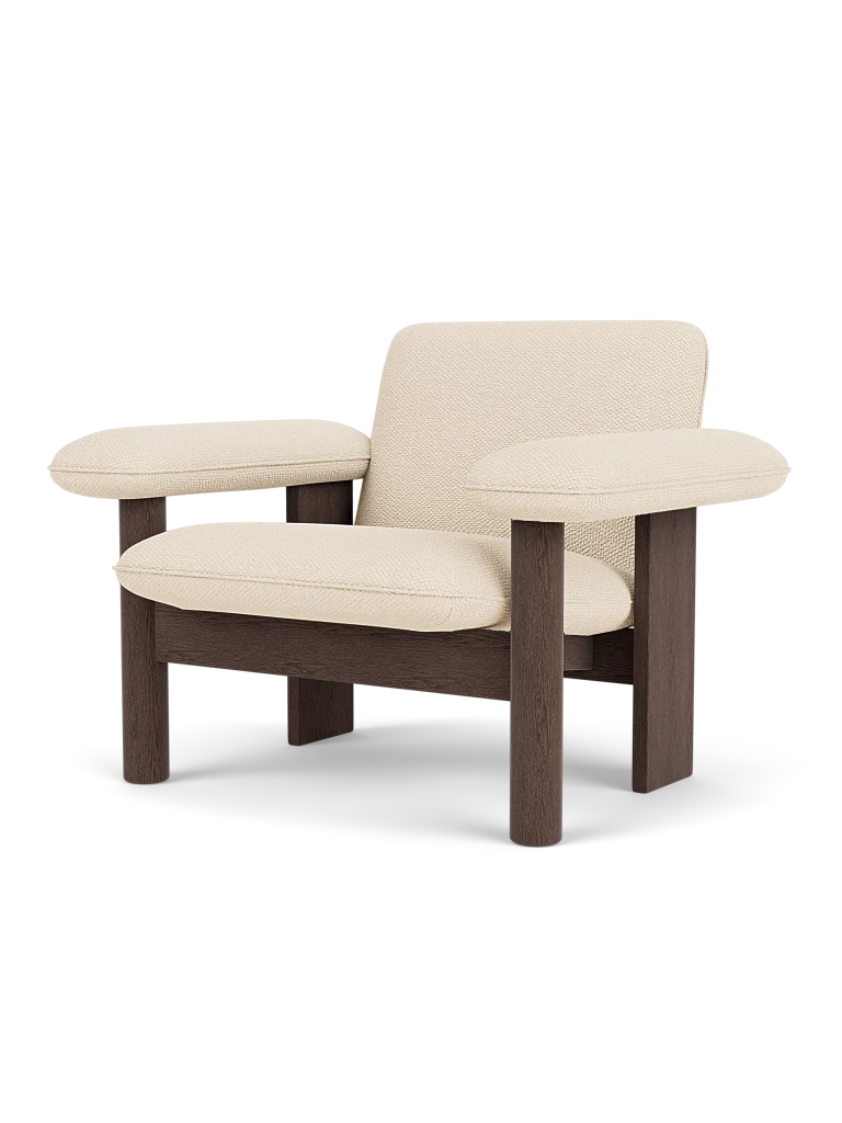 Fotoliu Brasilia - Dark Stained Oak - Spatar jos