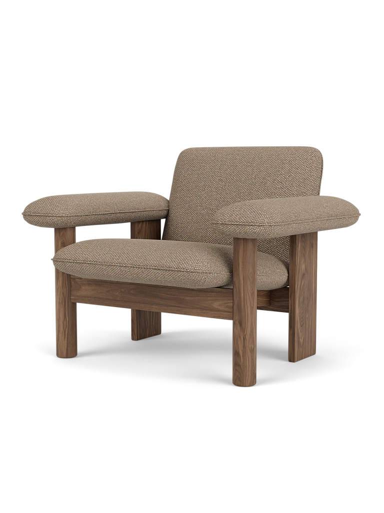 Fotoliu Brasilia - Walnut - Spatar jos