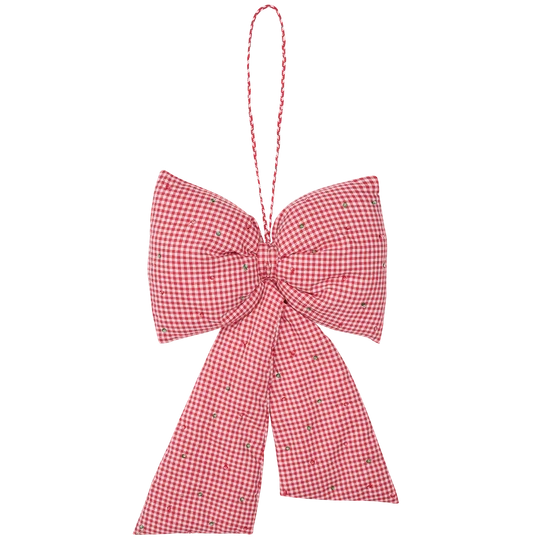 Bow Decoration - Gingham Checks