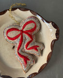 Ornament Christmas Kantha Bow