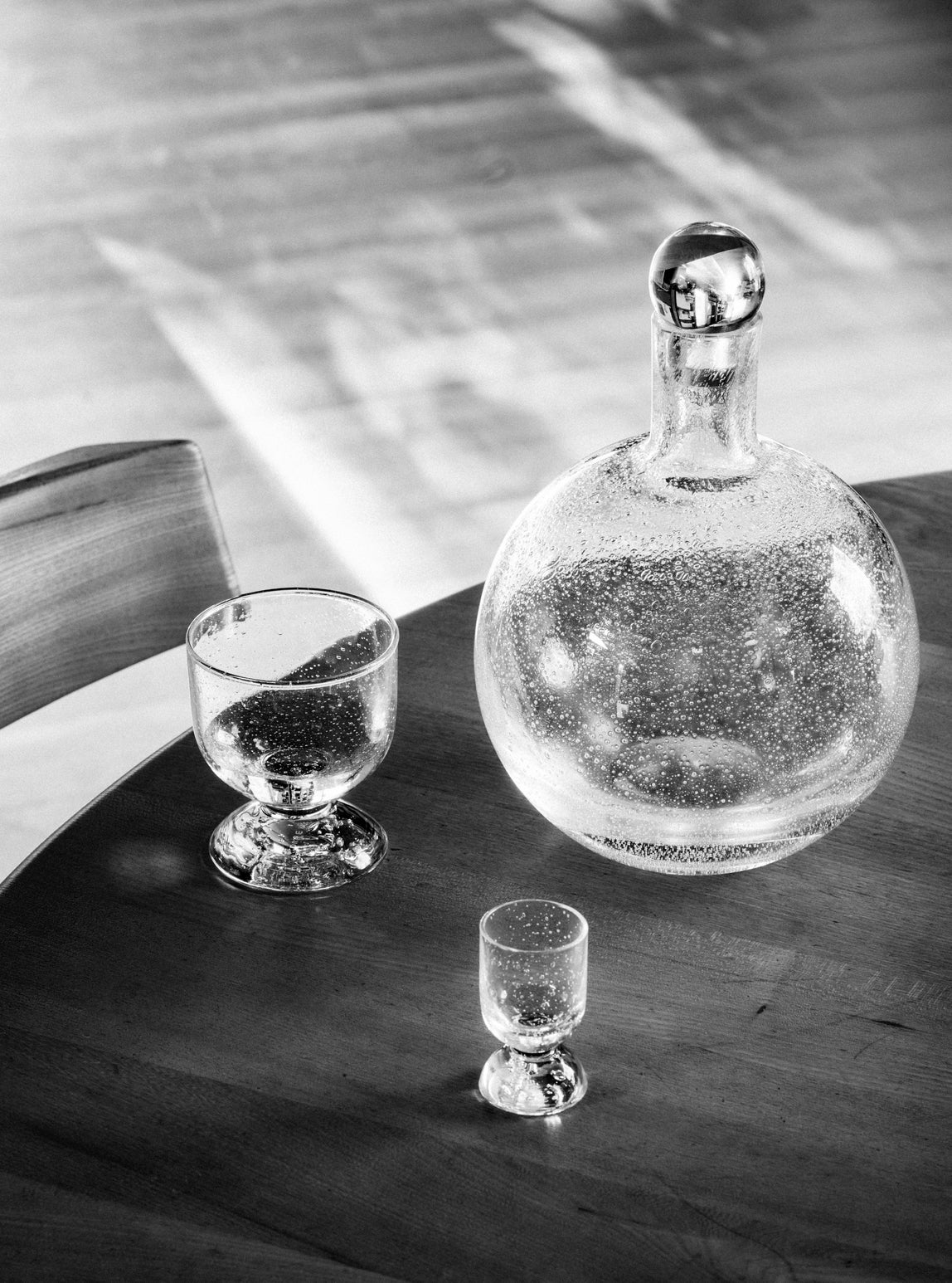 Bubble Glass, Carafe Round