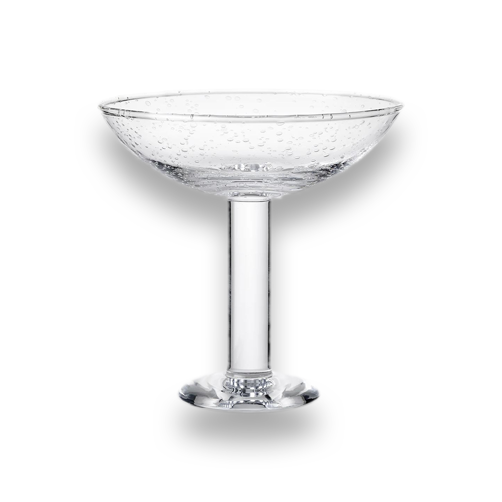 Bubble Glass, Champagne Coupe, plain top