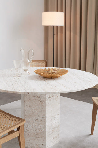 Epic Dining Table Round - Neutral White