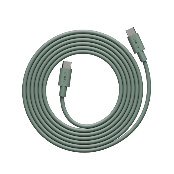 Cable 1 USB-C to USB-C - Oak Green