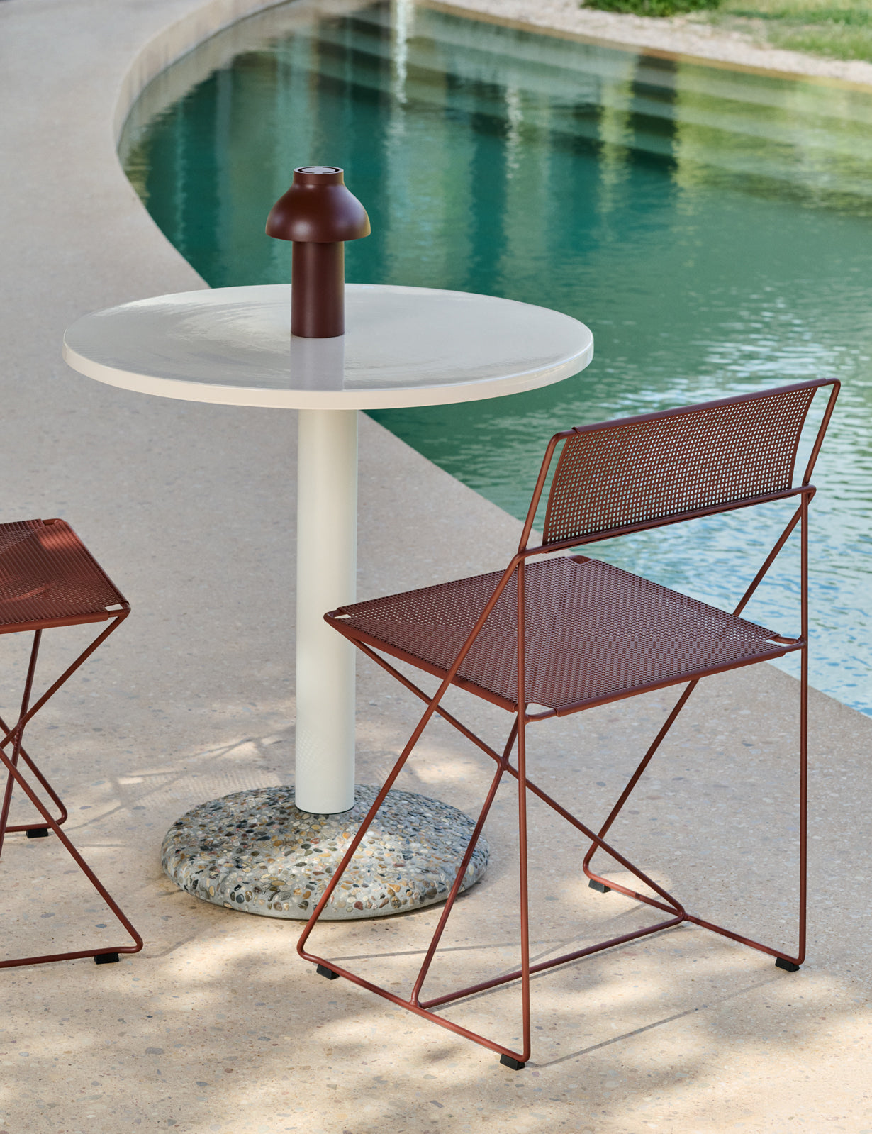 X-Line Chair Iron Red
