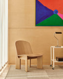 Chisel Lounge Chair - Oak