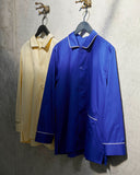 Outline Pyjama Shirt Long Sleeve - Vivid Blue