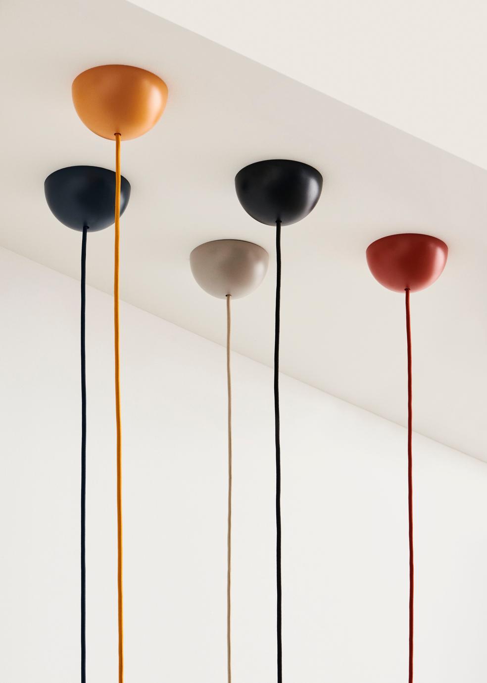 Common Pendant Cord set - Amber yellow