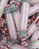 Crackers Ornament - Pink Wide Stripes