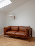 Arbour Sofa 2 seater - Nevada NV2488S Leather & Solid Walnut