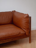 Arbour Sofa 2 seater - Nevada NV2488S Leather & Solid Walnut