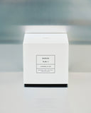 Scented candle S burgundy - yellow Candela 03