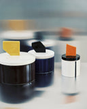 Scented candle S burgundy - yellow Candela 03