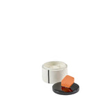 Scented candle M - black - orange Candela 02