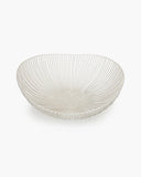 Basket oval white Meo