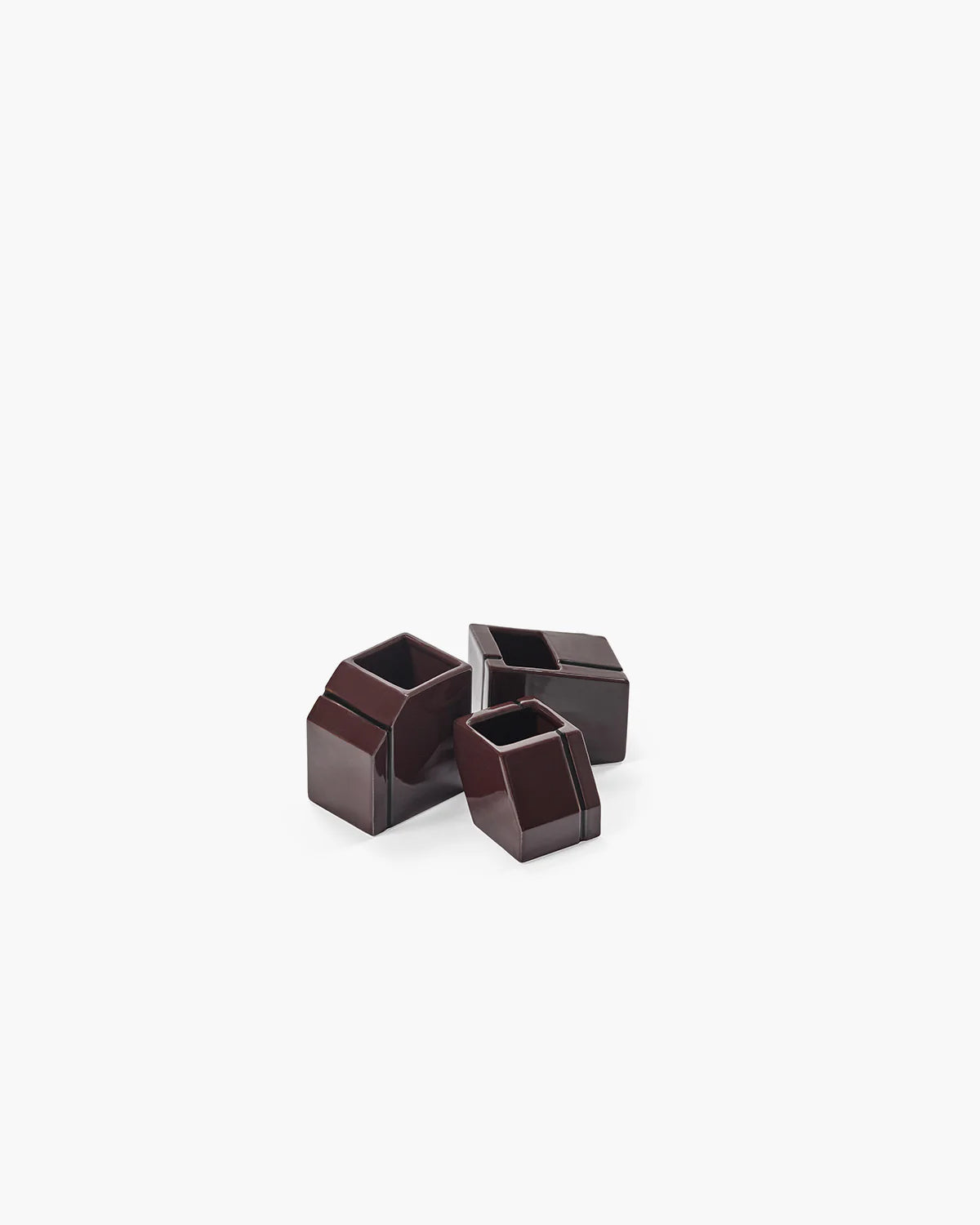 Vaze Silos mini ass/3 - Burgundy