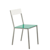 Alu chair green white