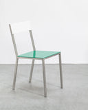 Alu chair green white