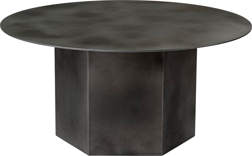 Epic Coffee Table Round - Misty Gray Steel