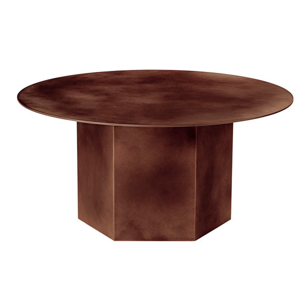 Masă De Cafea Epic Rotundă - Earthy Red Steel