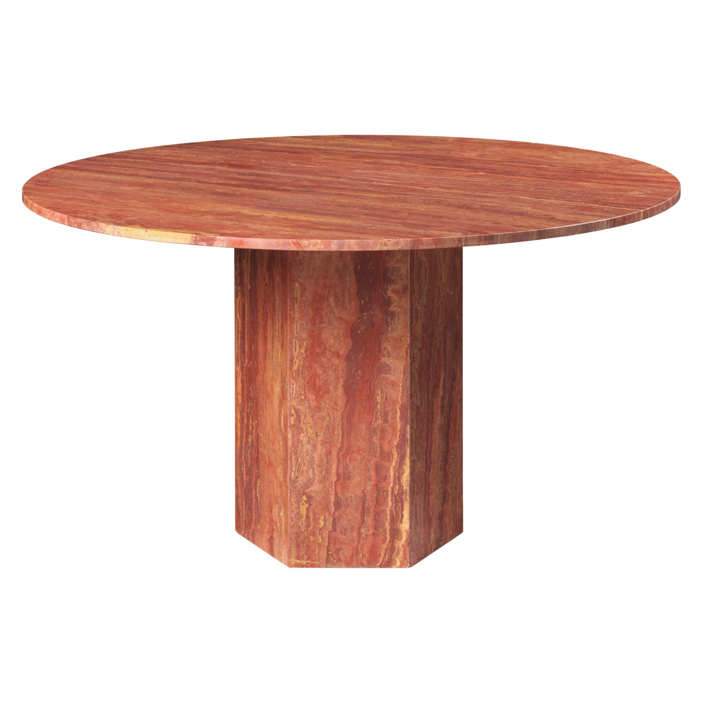 Epic Dining Table Round - Burnt Red