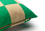 Cushion Checks M - Green/sand