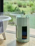 Cabinet Facet 101 cu picioare si roti - Spinach Green