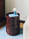Facet Cabinet 20 incl. feet and castors - Burgundy