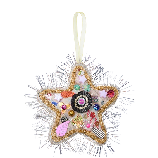 Glitter Star Ornament - Handpicked