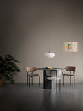 Masă De Dining Epic Rotundă - Misty Gray Steel