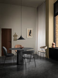 Masă De Dining Epic Rotundă - Misty Gray Steel