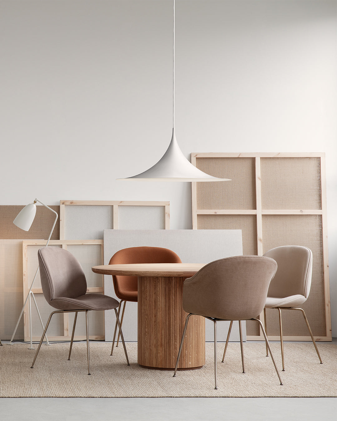 Scaun De Dining Bat - Complet Tapițat
